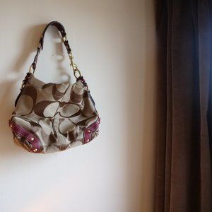 Red Leather Coach Bag